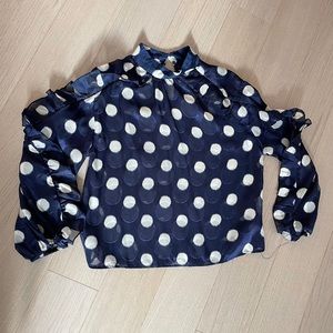 Polka dot blouse